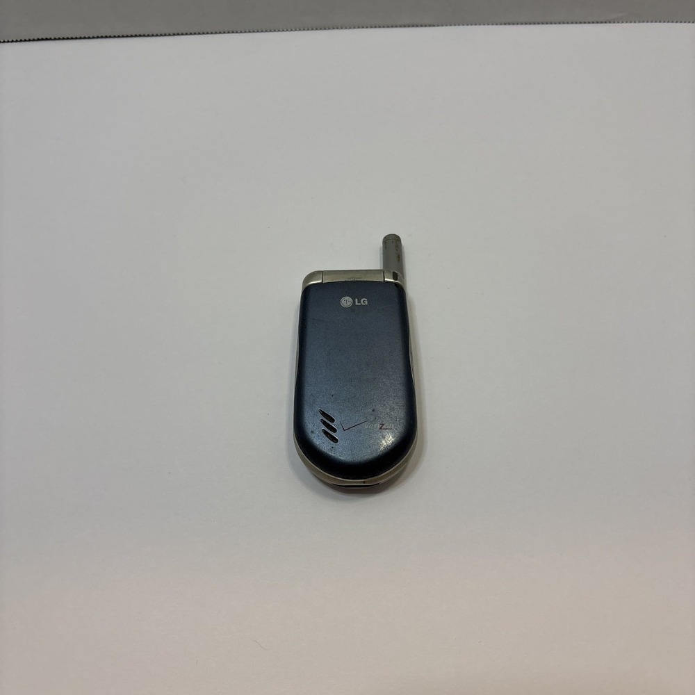 LG VX3200 Verizon Flip Phone Vintage Navy Blue Silver CDMA Cell phone